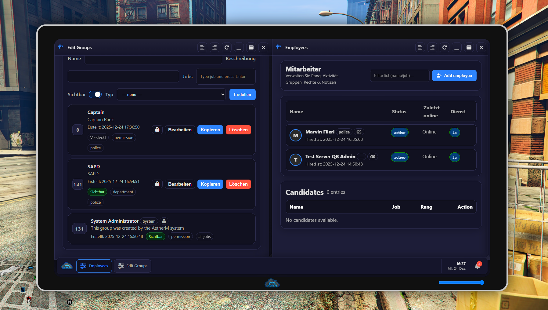 Group & Staff Management